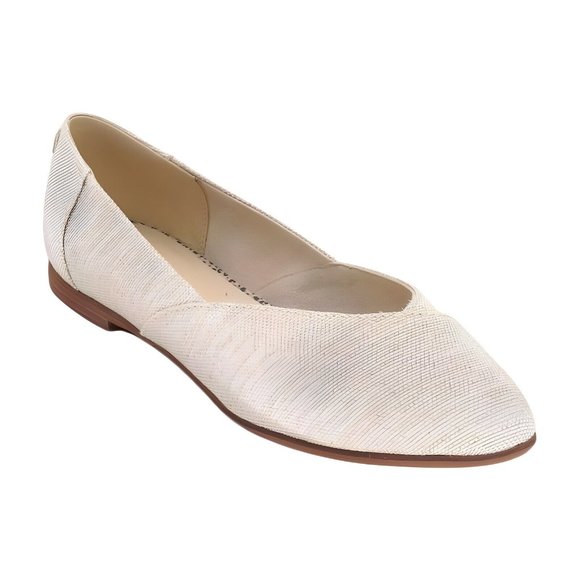 TOMS Shoes - TOMS Womens Jutti Neat Loafer Flat, Natural Melange Woven, Size 10 Wide